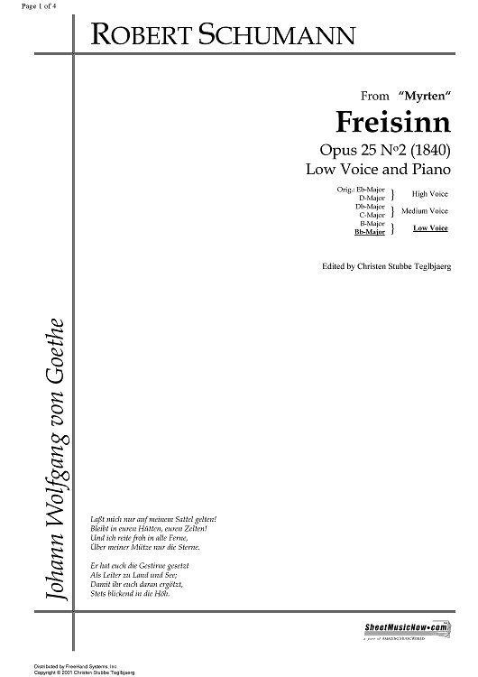 Freisinn Op.25 No. 2