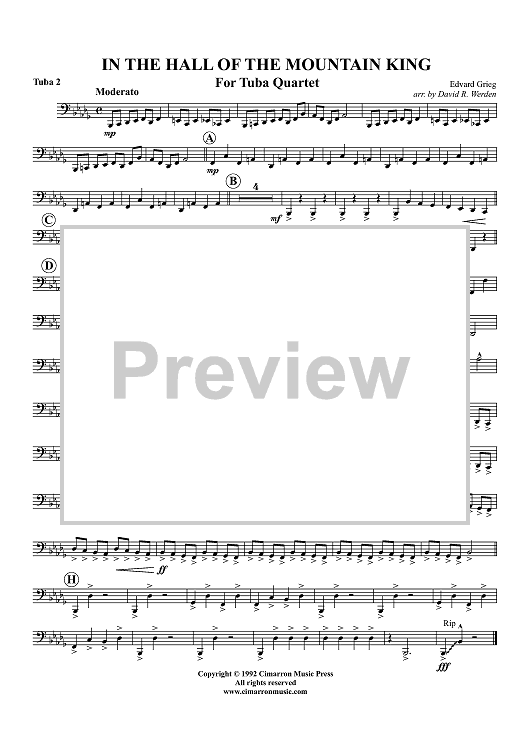 In the Hall of the Mountain King - Tuba 2