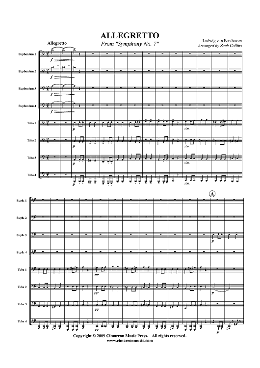 Allegretto - Score