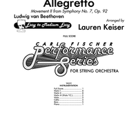 Allegretto - Score