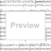 String Quartet No. 10 in E-flat Major, Op. posth. 125, No. 1 - Score