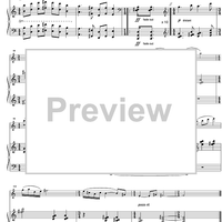 On Misty Thoughts and Sunlit Morns - Piano Score