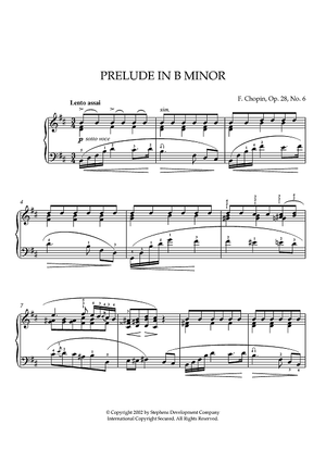 Prelude in B Minor, Op. 28, No. 6