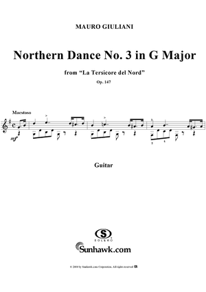 Northern Dance No. 3 in G major - From "La Tersicore del Nord" Op. 147