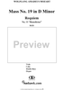 Benedictus, No. 11 from Mass No. 19 (Requiem) in D Minor, K626 - Full Score