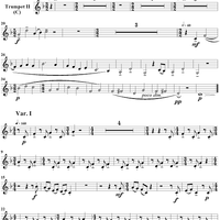Tema, Variacoes e Final - Trumpet 2