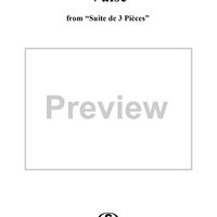 Valse, Op. 116, No. 3 - Piano Score