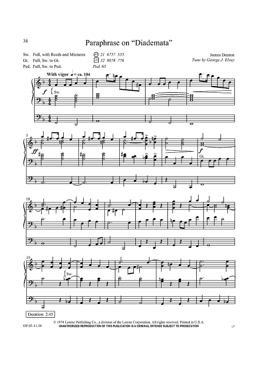 Paraphrase on “Diademata”