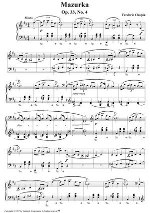 No. 25 in B Minor, Op. 33, No. 4