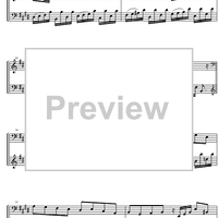 French Suite  6 E Major BWV 817 - Score