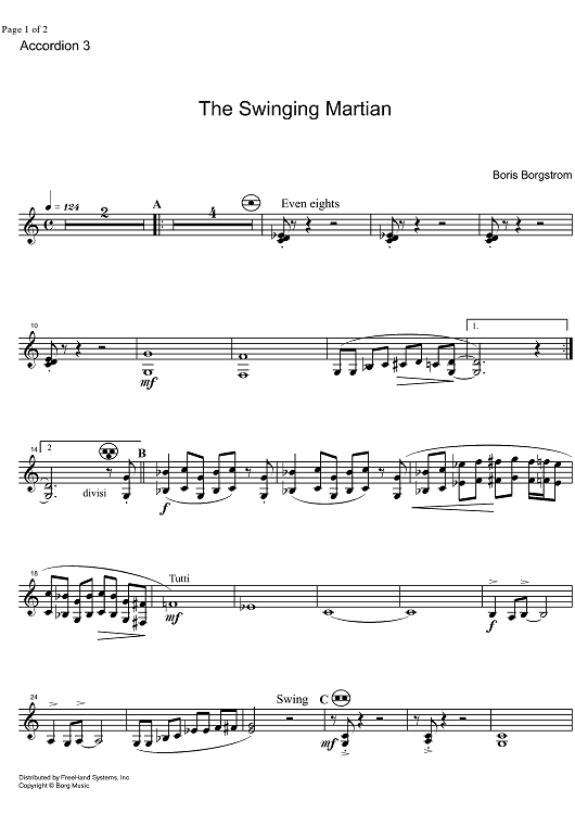 The Swinging Martian - Accordion 3