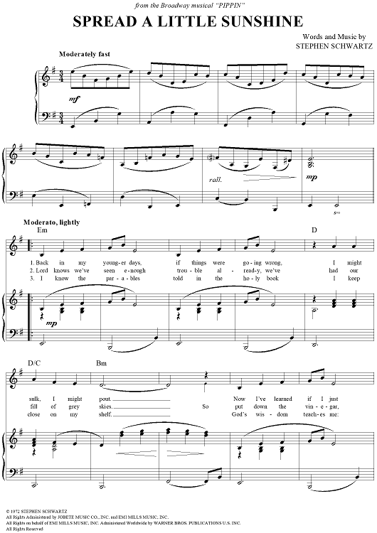 Spread a Little Sunshine