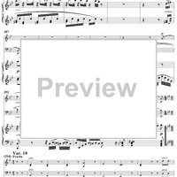 Piano Trio No. 11 in G Major, "Kakadu Variations" - Piano Score