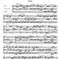 Piccola suite in stile antico - Score
