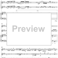 Suite No. 4 in E Major - Piano Score