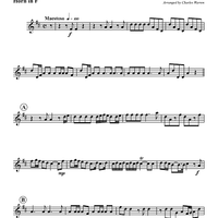 La Rejouissance - from the "Royal Fireworks" - Horn in F