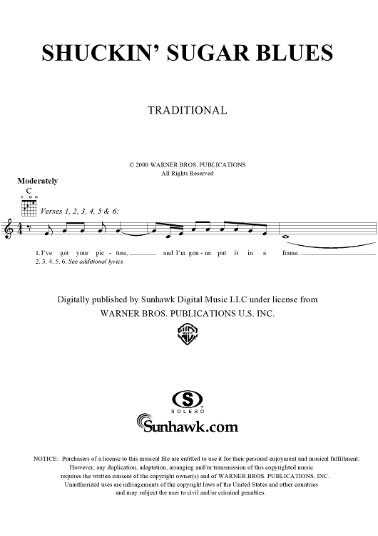 Shuckin' Sugar Blues