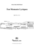 Ten Moments Lyriques, op. 27, bk. 1, no. 3