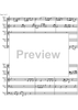 Fugue c minor BWV 574 - Score
