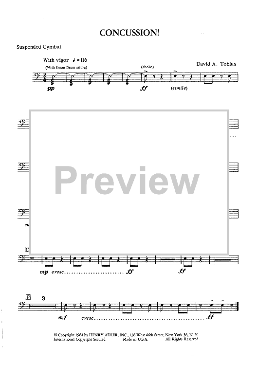 Concussion! - Suspended Cymbal