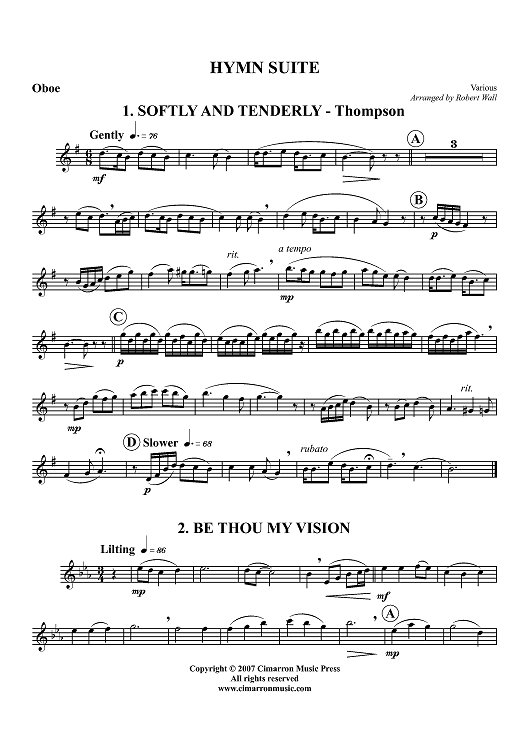 Hymn Suite - Oboe