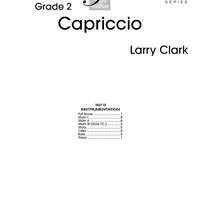Capriccio - Score