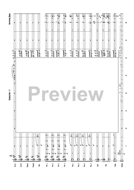 Anything Goes - Score" Sheet Music for Jazz Ensemble - Sheet Music Now
