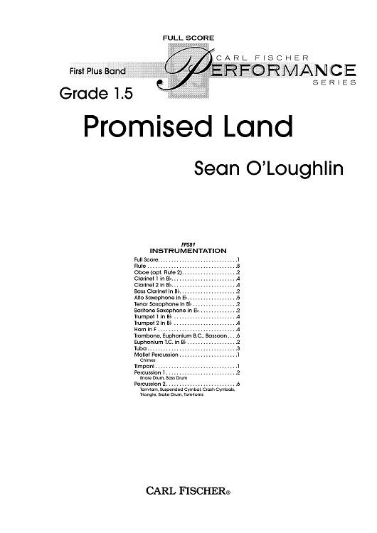 Promised Land - Score