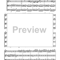 Quartet in G - Score