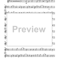 Hymns from "The Southern Harmony" for 2 Violins and Piano - Violin 1