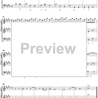 Trio Sonata in E Major  - Op. 4, No. 6 - Score