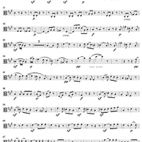 String Quartet No. 5 in A Major, Op. 18, No. 5 - Viola
