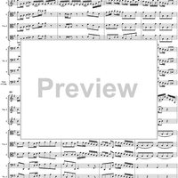 Brandenburg Concerto No. 3: Movement 1 - Score