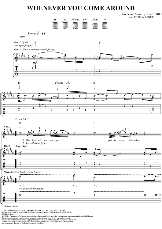 Whenever You Come Around