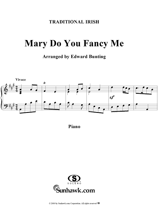 Mary Do You Fancy Me