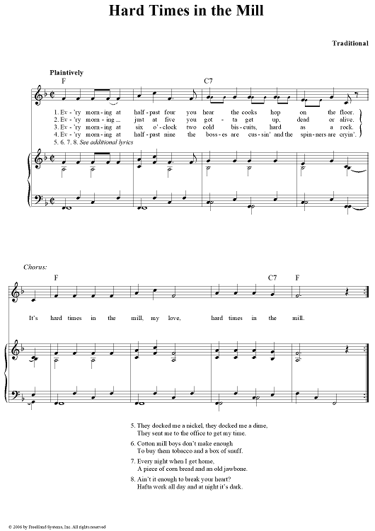 Hard Times in the Mill