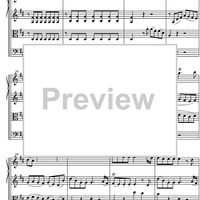 Quartet D Major KV285 - Score