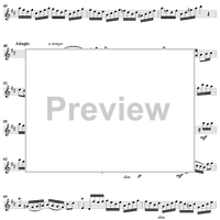 "Lass, o Welt, mich aus Verachtung", Aria, No. 5 from Cantata No. 123: "Liebster Immanuel, Herzog der Frommen" - Flute