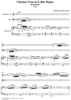 Clarinet Trio in E-flat Major - Piano Score