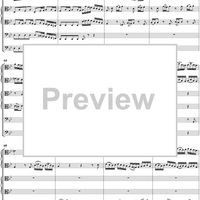 Brandenburg Concerto No. 6: Movement 1 - Score