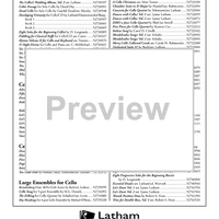 Canon in D for Cello Quartet - Score