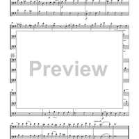 Trios for Double Bass - Volume 1 - Score