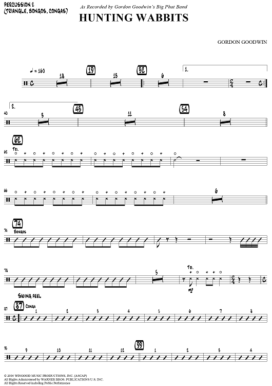 Hunting Wabbits - Percussion 2