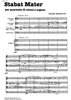 Stabat Mater - Score