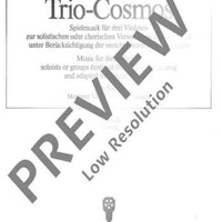 Trio-Cosmos - Violin II