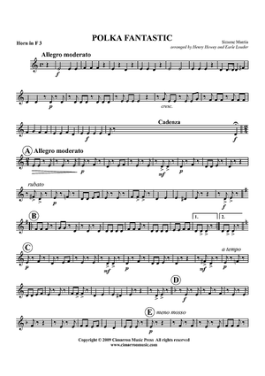 Polka Fantastic - Horns in F 3