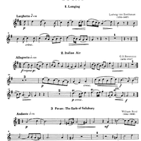 Classical and Romantic Pieces Book 1 - No. 1 - 8 - Oboe