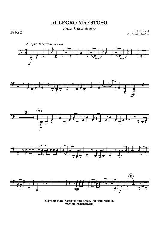 Allegro Maestoso - Tuba 2