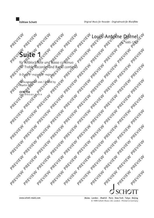 Suite I Bb major in B flat major