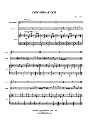 Conversations - Piano Score